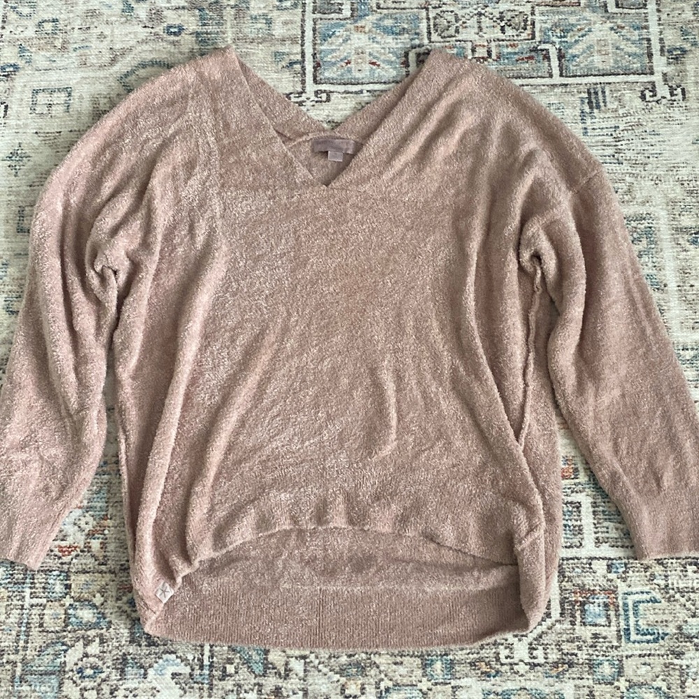 Women’s Medium Barefoot Dreams Cozy Chic Lite Sweater